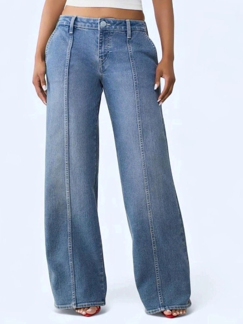 TRUE RELIGION BOBBI LOW SLUNG BAGGY